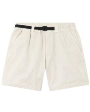 Stone Island Belted Bermuda Shorts - White