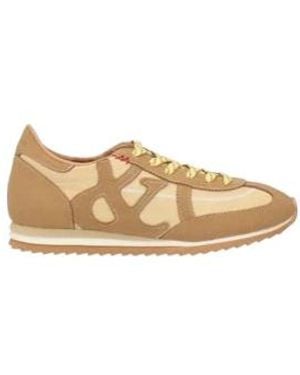 MAX&Co. Two-Tone Low-Top Casual Trainers - Natural