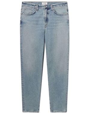 Agolde Curtis Mid-Rise Straight Leg Jeans - Blue