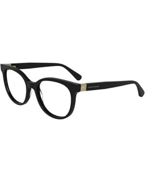 Longchamp Round-Frame Glasses - Metallic