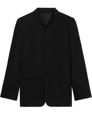Celine Wing Collar Jacket - Black