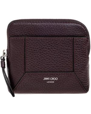 Jimmy Choo Zipper Card Holder - Purple