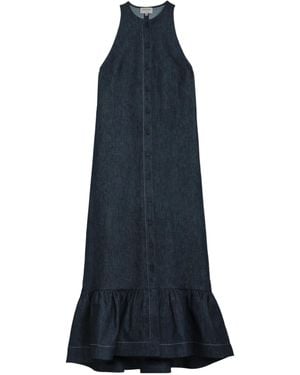Zeus+Dione Daphne Sleeveless Midi Dress - Blue