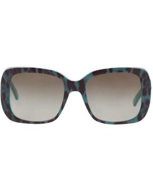Dolce & Gabbana Tortoiseshell Square Acetate Sunglasses - Multicolor