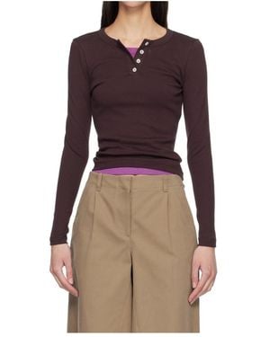 Flore Flore Jess Long-Sleeve T-Shirt - Purple