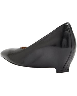 Maison Margiela Heelless Pointed-Toe Leather Shoes - Black
