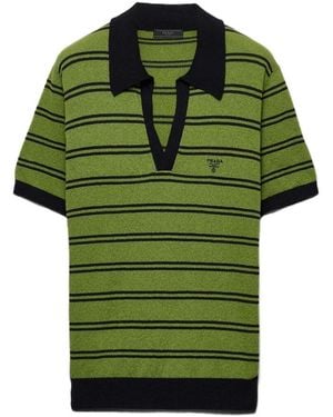 Prada Cotton Polo Shirt - Green