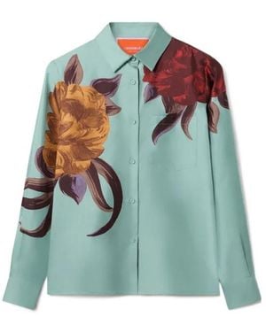 La DoubleJ Floral Print Shirt - Green