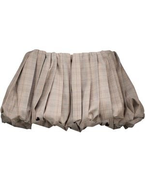 Miu Miu Pleated Midi Skirt - Multicolor