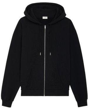 Celine Triomphe Zipped Hoodie in Black for Men | Lyst Celine Triomphe Zipped Hoodie in Black for Men | Lyst