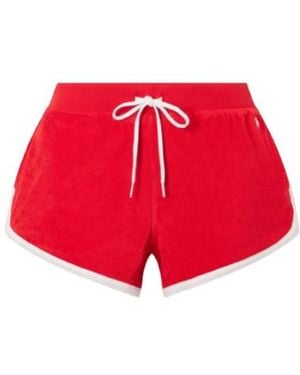 Polo Ralph Lauren Cotton Blend Terry Shorts - Red
