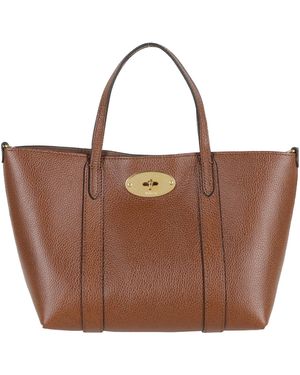 Mulberry Mini Bayswater Top-Handle Tote Bag - Brown