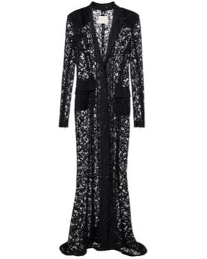 Blumarine Lace Maxi Dress - Black