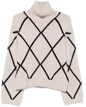 Allude Turtleneck Jumper - Natural