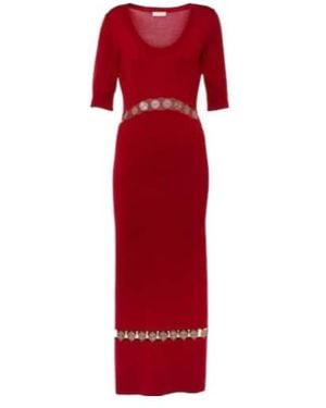 Rabanne Maxi Dress - Red