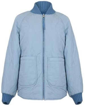 Varley Serina Reversible Quilt Jacket - Blue