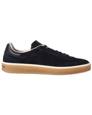 Loro Piana Low-Top Lace-Up Sneakers - Blue