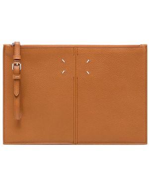 Maison Margiela Dress Age Wristlet Bag - Brown