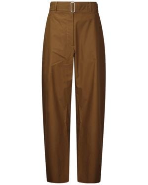 Studio Nicholson Doring Belted Trousers - Brown
