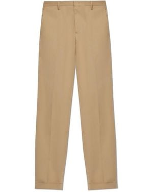 Paul Smith Straight Leg Tailored Trousers - Natural