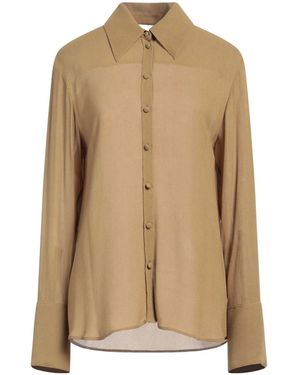 Tory Burch Solid Color Shirts - Natural
