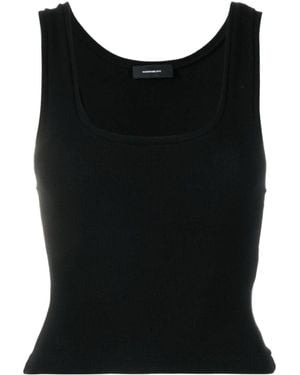 Wardrobe NYC Sleeveless Vest Top - Black