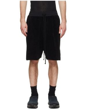 Thom Krom Drawstring Shorts - Black