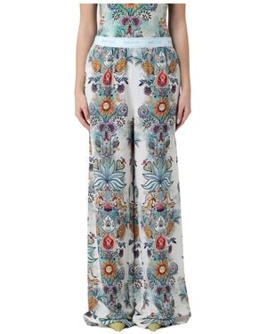 Just Cavalli Printed Pants - Blue