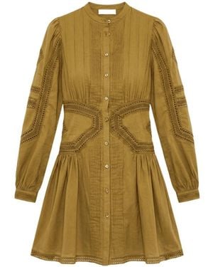 Ulla Johnson Elysia Cotton Mini Dress - Green