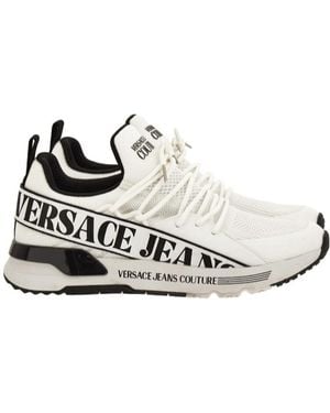 Versace Jeans Couture Couture Dynamic Logo Printed Trainers - White