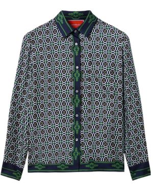 La DoubleJ La Doublej Placée Print Boy Shirt - Blue