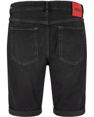BOSS Denim Shorts - Black