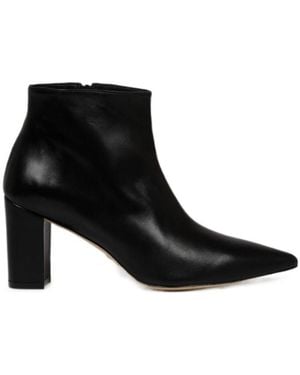 Stuart Weitzman Logo Boots - Black