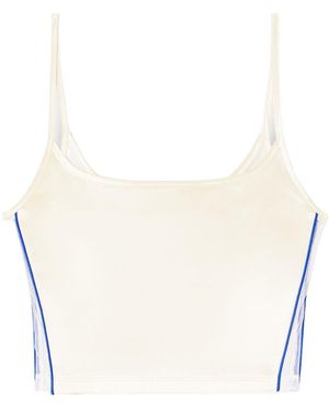 DIESEL T-Ruth Knitted Satin Tank Top - White