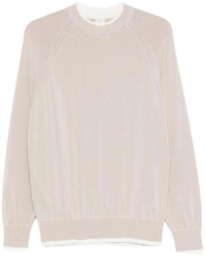 Eleventy Long-Sleeved Knitwear - White
