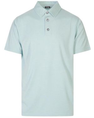 Kiton Short-Sleeved Polo Shirt - Blue
