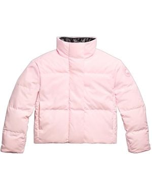 Canada Goose Grandview Cropped Jacket Tonal Label - Pink