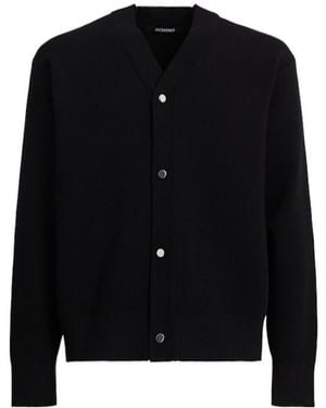 Jacquemus Le Cardigan Doppio Wool Cardigan - Black