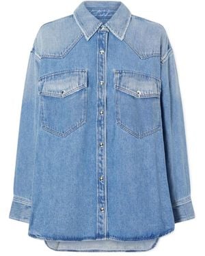 Agolde Lotta Denim Shirt - Blue