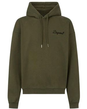 DSquared² Signature Relax-Fit Hoodie - Green