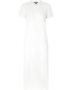 James Perse Cotton-Blend Jersey Maxi Dress - White