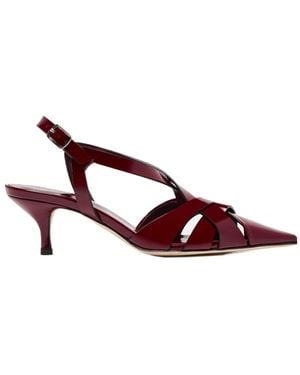 SCAROSSO Clio Burgundy Patent - Brown