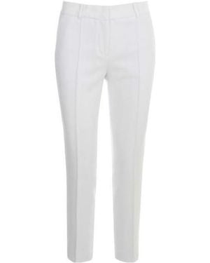 Michael Kors Michael Tailored Slim Fit Trousers - White