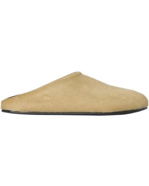 The Row Hudson Leather Slippers - Multicolor