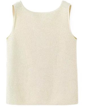 Loro Piana Sleeveless Vest - Natural
