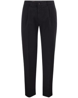 Peserico Casual Trousers With Belt Loops - Blue