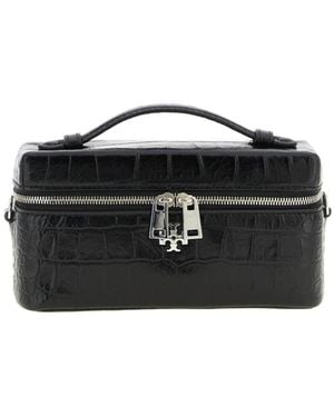 Tory Burch Charlie Vanity Case Crossbody Bag - Black