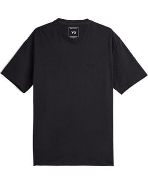 Y-3 Regular Short Sleeved T-Shirt - Black