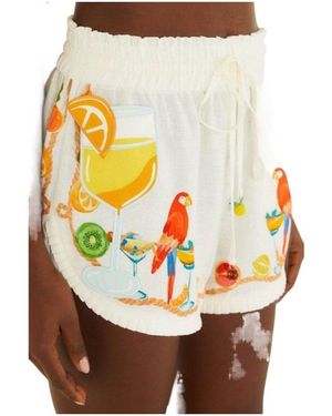 FARM Rio Elastic Waistband Shorts - Multicolour