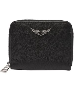 Zadig & Voltaire Logo Wallet - Black
